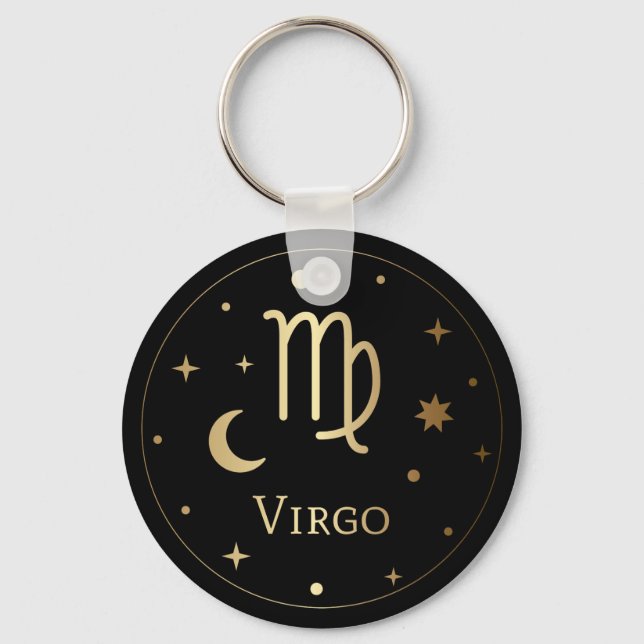 Llavero Gold Zodiac Sign/Virgo (Anverso)