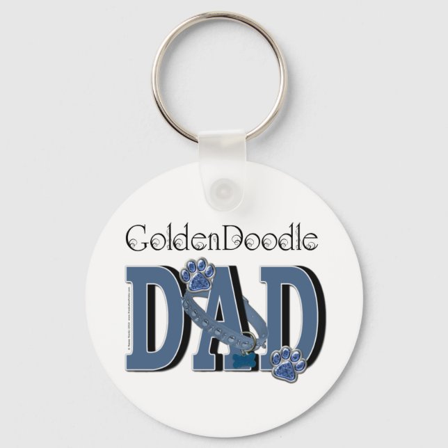 Llavero Golden Doodle DAD (Anverso)