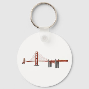 Llavero Golden Gate Bridge: Modelo 3D: