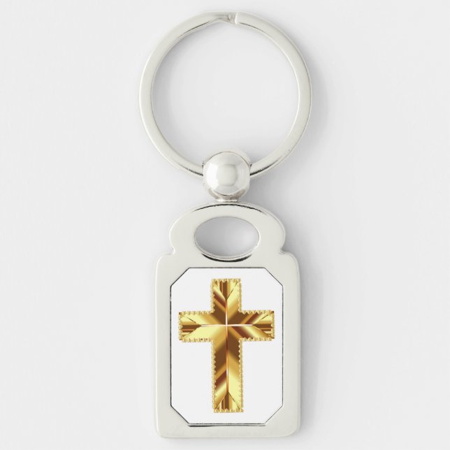 LLAVERO GOLDEN HOLY CROSS (Anverso)