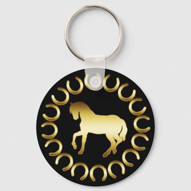 LLAVERO GOLDEN HORSE (Anverso)