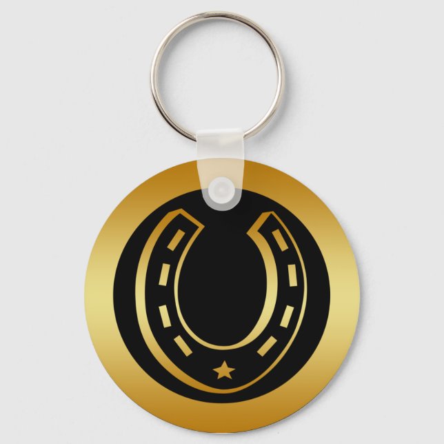LLAVERO GOLDEN HORSESHOE (Anverso)