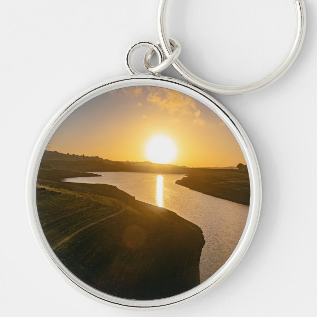 Llavero Golden Hour Glow at Baitings Reservoir (Frente)