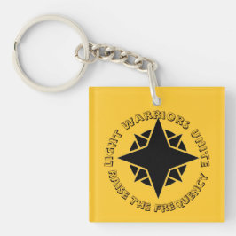 Llavero Golden Light Warriors Unite Acrylic Keychain