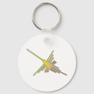Llavero Golden Nazca Lines Hummingbird