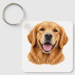 Llavero golden retiever