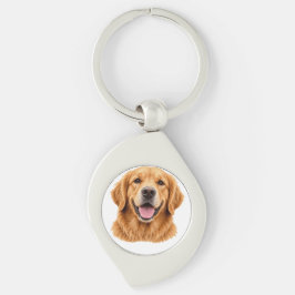Llavero golden retiever