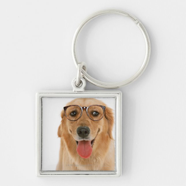 Llavero Golden retriever 3 (Frente)