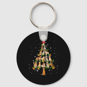 Llavero Golden Retriever Christmas Tree Santa Funny Dog Lo