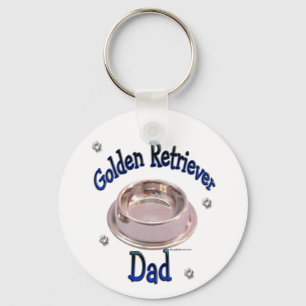 Llavero Golden Retriever Dad Keychain