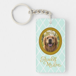 Llavero Golden Retriever Foto Personalizada – Siempre Mi A