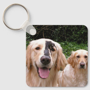 Llavero Golden Retrievers Peter Fox y Mom Keychain