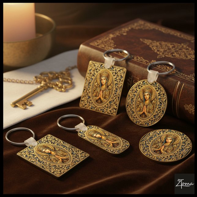 Llavero Golden Reverence Virgin Mary (Subido por el creador)