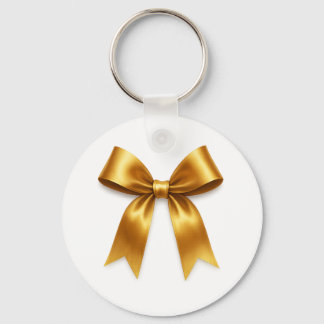 Llavero Golden Ribbon Pattern — Elegant Minimal Luxury