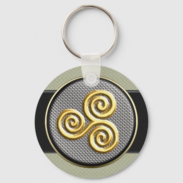 Llavero Golden Triskele Keychain (Anverso)