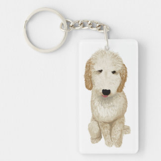 Llavero Goldendoodle Keychain