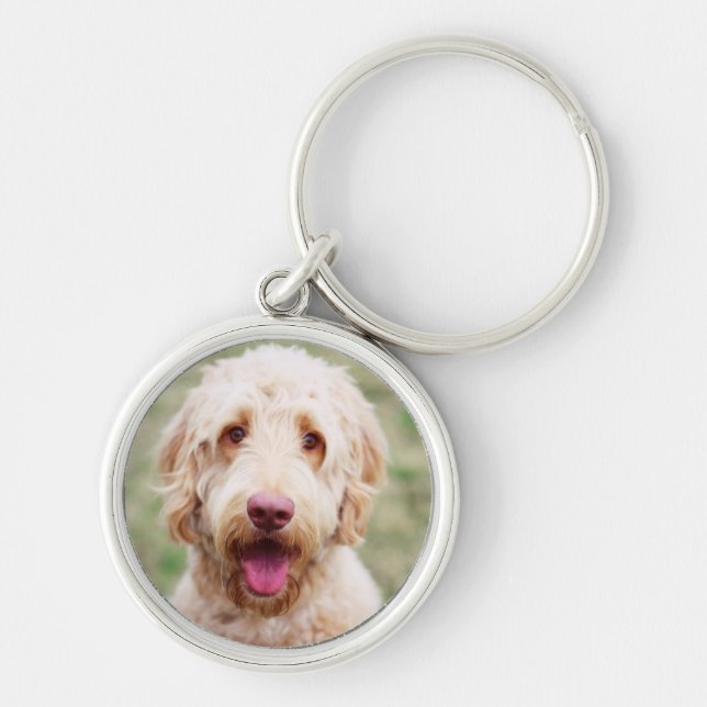 Llavero Goldendoodle Smiling (Frente)