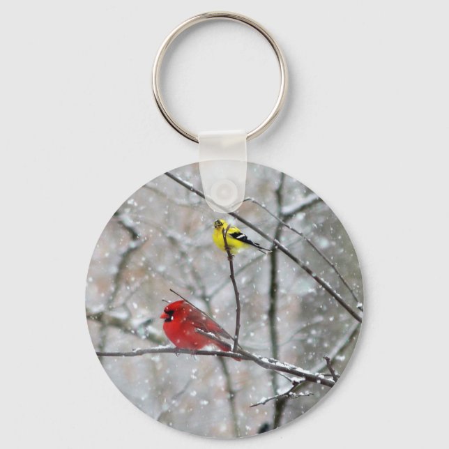 Llavero Goldfinch Y Cardinal (Anverso)