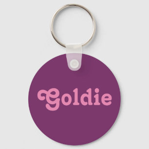 Llavero Goldie de la cadena de claves