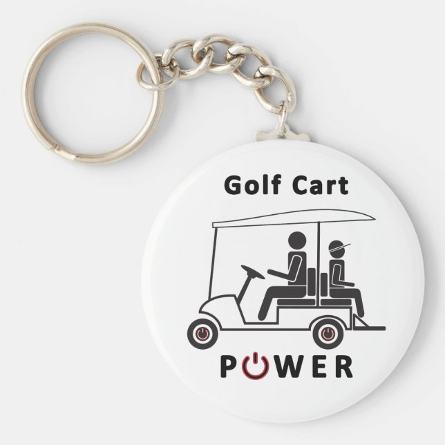 Llavero Golf Cart Power (Frente)