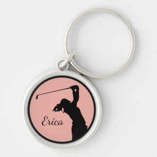 Llavero Golf Chica Golfer Golf Personalizado Golf