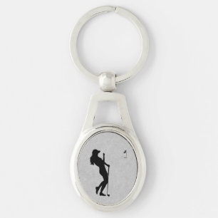 Llavero Golf Damas Aspecto Cuero