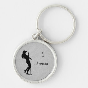 Llavero Golf de Damas Aspecto Cuero