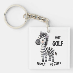 Llavero Golf de la A a la Z, cebra