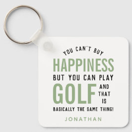 Llavero Golf es Felicidad Gracioso Golf Lover Gift