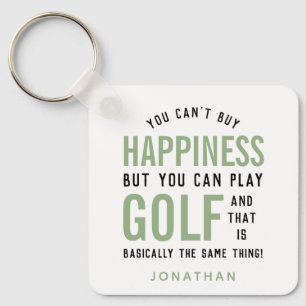 Llavero Golf es Felicidad Gracioso Golf Lover Gift