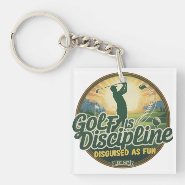 Llavero Golf Is Discipline Disguised as Fun (Frente)