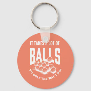 Llavero Golf It Takes Balls Xmas Gift Idea para los golfis
