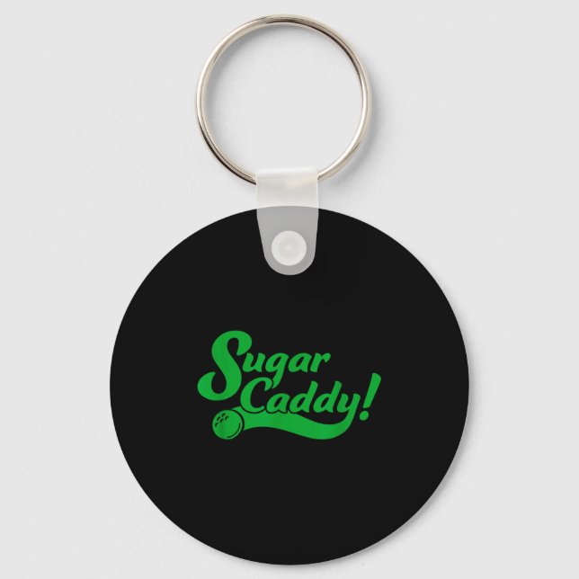 Llavero Golf Player Funny Caddy Costume Sugar Caddy Golf T (Anverso)