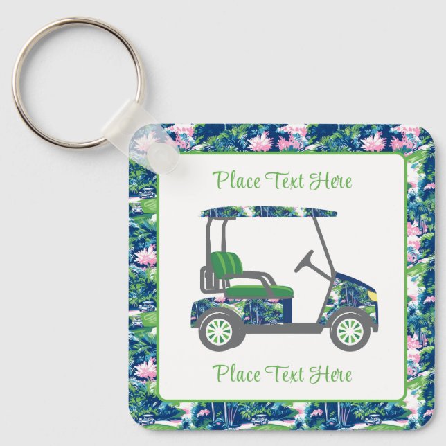 Llavero Golf Print Golf Cart (Anverso)
