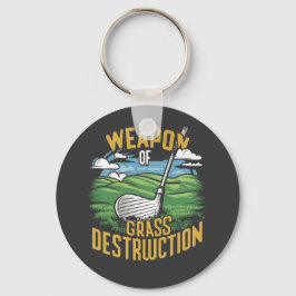Llavero Golf Weapon of Grass Destruction Art