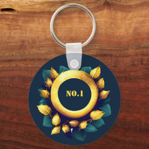 Llavero Golfers Green and Gold Wreath
