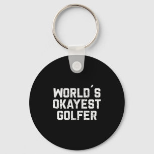 Llavero Golfista Más o Menos del Mundo Chiste Divertido de
