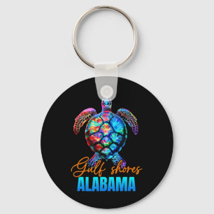 Llavero Golfo de Alabyma Mar Turtle Suma de vacaciones fam