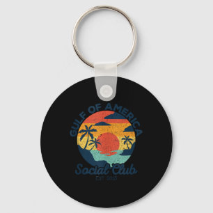 Llavero Golfo De Ee.Uu. 2025 Vintage América Sunset Gulf M