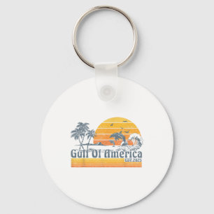 Llavero Golfo De Eeuu América Est 2025 Retro Vintage Beach