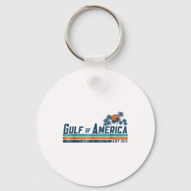 Llavero Golfo De Estados Unidos 2025 Bandera Americana Gol (Anverso)