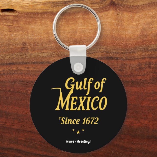 Llavero Golfo de México desde 1672, profunda incursión en  (Anverso)