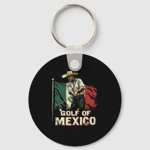 Llavero Golfo De México Golfista Divertido Chiste Patrióti
