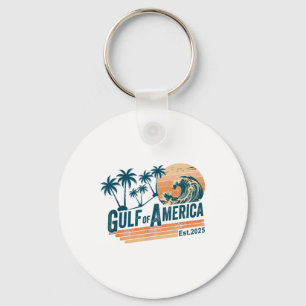 Llavero Golfo De Vintage Retro De Estados Unidos 2025