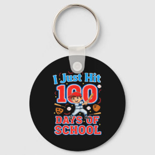 Llavero Golpea 100 días de béisbol escolar 100º día niños