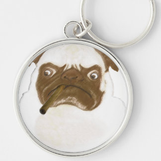 Llavero Goma grumpy personalizada con cigarro