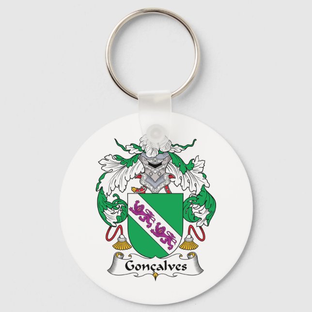 Llavero Goncalves Family Crest (Anverso)
