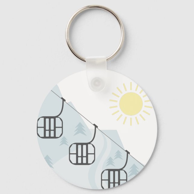 Llavero Góndolas de esquí (Anverso)