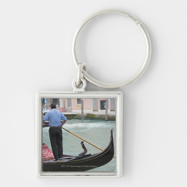 Llavero Góndolas en el canal de Venecia (Frente)