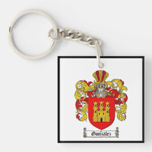 Llavero Gonzalez (Español) Crest Familiar * Keychain